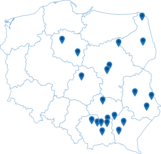 Mapa Oddziałów