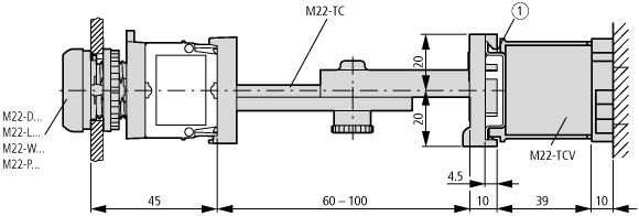 Główka M22-LH-G,lampki sygnalizacyjnej wystająca, 216780 EATON-MOELLER-4