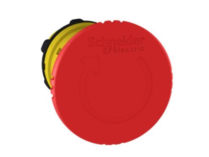 Harmony XB5 Głowka przycisku grzybkowego z mechnizmem zatrzaskowym fi40 czerwona plastikowa ZB5AS844 SCHNEIDER ELECTRIC-0