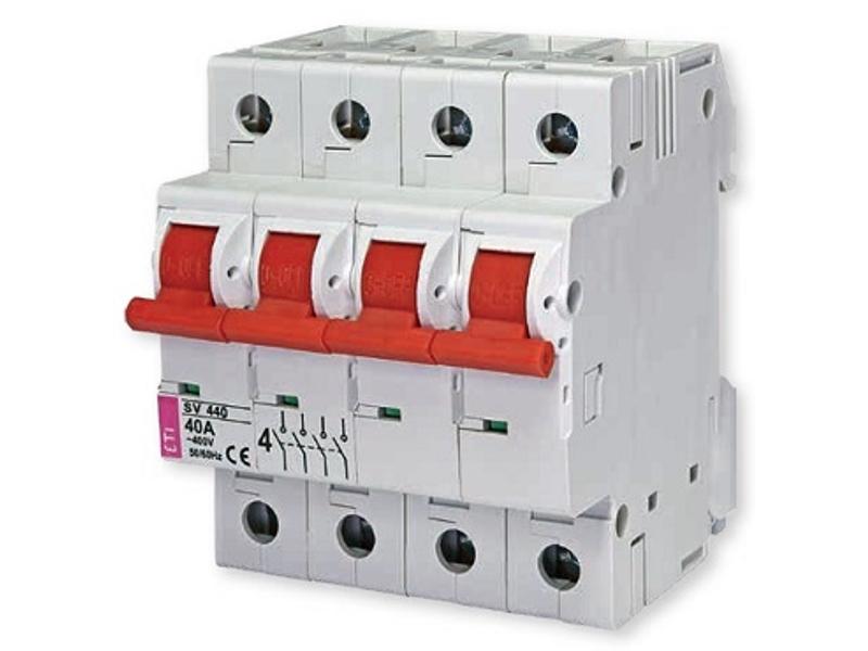 Rozłącznik izolacyjny 3-fazowy 4P 40A 400V AC SV 440 002423423 ETI-1