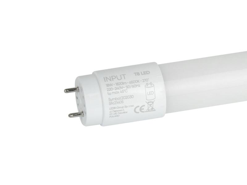 Świetlówka T8 tuba LED LITE 1200mm 18W 1820lm 6500K G13 202030 LED LINE-1