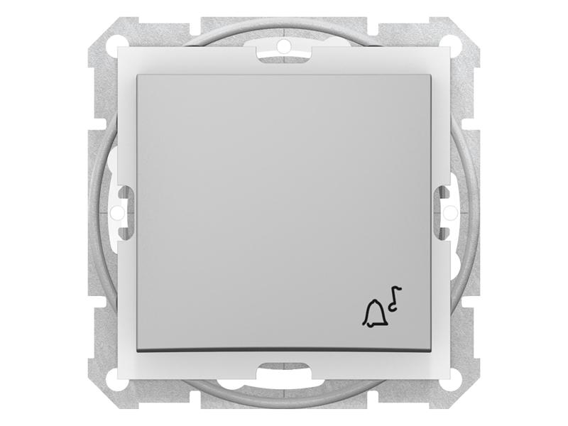 SEDNA Wyłącznik zwierny przycisk "dzwonek" IP44 aluminium SDN0800360 SCHNEIDER ELECTRIC
