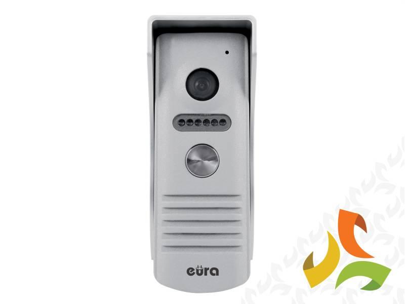 Wideodomofon kolorowy "EURA" VDP-40A3 "FENIKS" Eura Connect monitor z WiFi 7" otwieranie 2 wejść biały A31A140 EURA-TECH-3