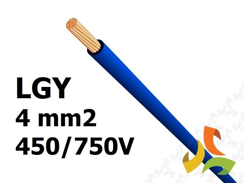 Przewód LGY 4,0 mm2 c.niebieski (450/750V) jednożyłowy linka H07V-K (krążki 100m) 29173 HELUKABEL-0