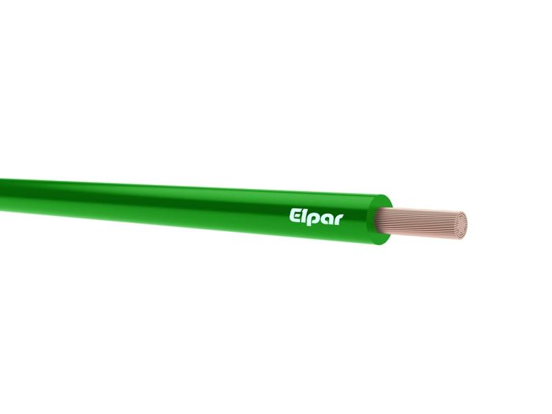 Przewód LGY 1,5 mm2 zielony (450/750V) jednożyłowy linka (krążki 100m) 5901854405711 ELPAR-0