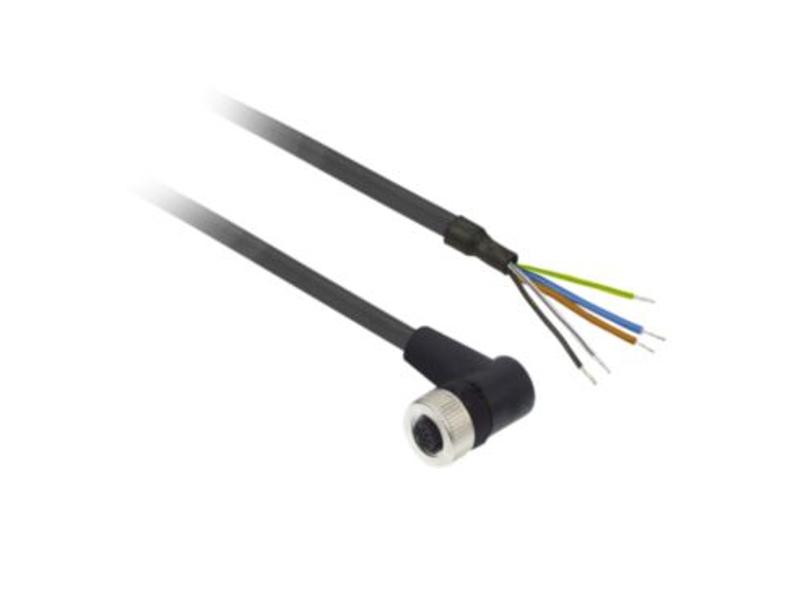 Konektory okablowane kątowe żeńskie M12 5 pinów kabel 2m XZCP1264L2 SCHNEIDER ELECTRIC-0