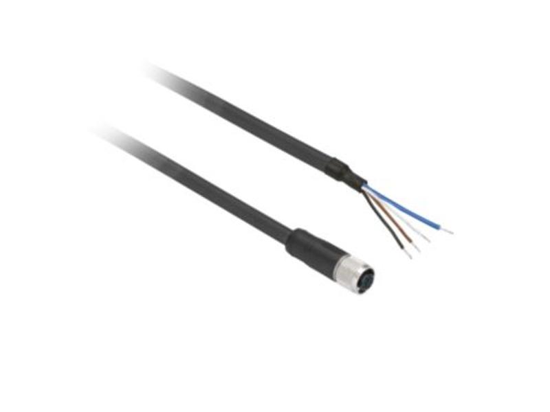 Konektory okablowane proste żeńskie M8 4 piny kabel 2m XZCP0941L2 SCHNEIDER ELECTRIC-0