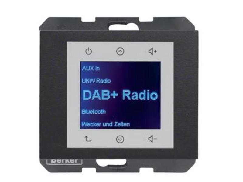 K.1 Radio Touch DAB+ Bluetooth antracyt mat 30847006 HAGER