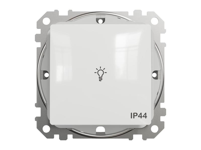 SEDNA DESIGN & ELEMENTS Wyłącznik zwierny przycisk "światło" IP44 biały SDD211132 SCHNEIDER ELECTRIC