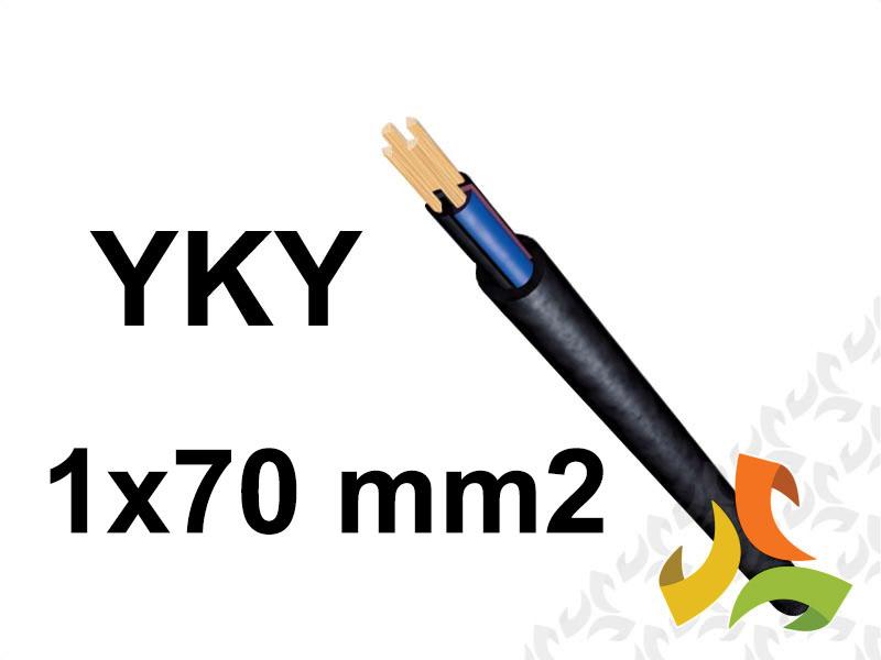 Kabel YKY 1x70 mm2 RMC (0,6/1kV) ziemny miedziany (bębnowy) G-007490 TELEFONIKA-0
