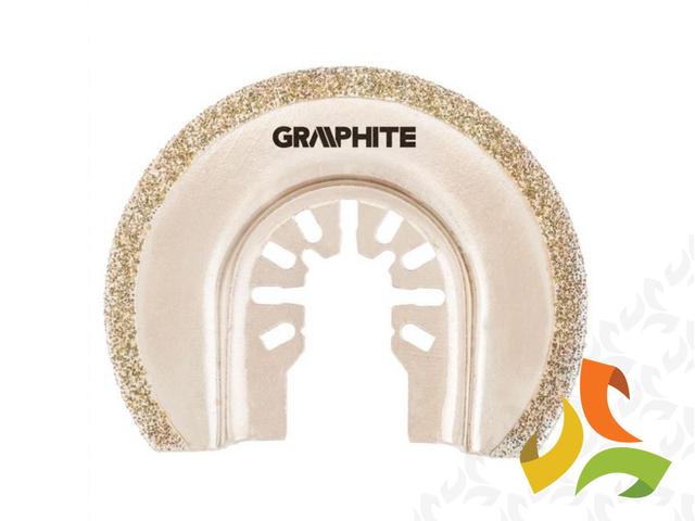Tarcza półokrągła HCS do ceramiki 65 mm galwaniczne pokrycie nasypem diamentowym 56H063 GRAPHITE