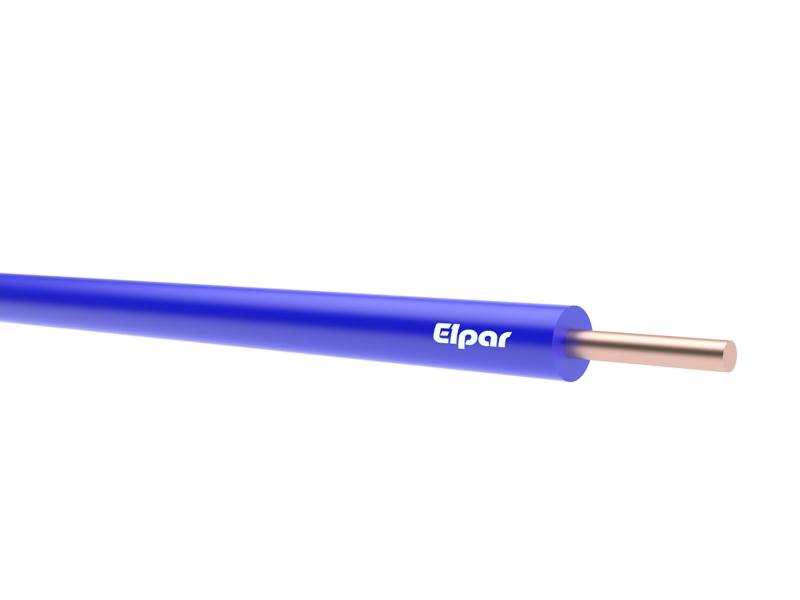 Przewód DY 6,0 mm2 niebieski (450/750V) jednożyłowy drut (krążki 100m) 5901854407074 ELPAR-0