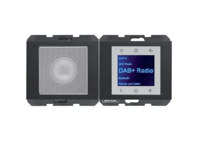 K.1 Radio Touch DAB+ Bluetooth z głośnikiem antracyt mat 30807006 HAGER-0