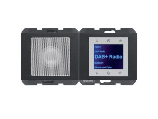 K.1 Radio Touch DAB+ Bluetooth z głośnikiem antracyt mat 30807006 HAGER
