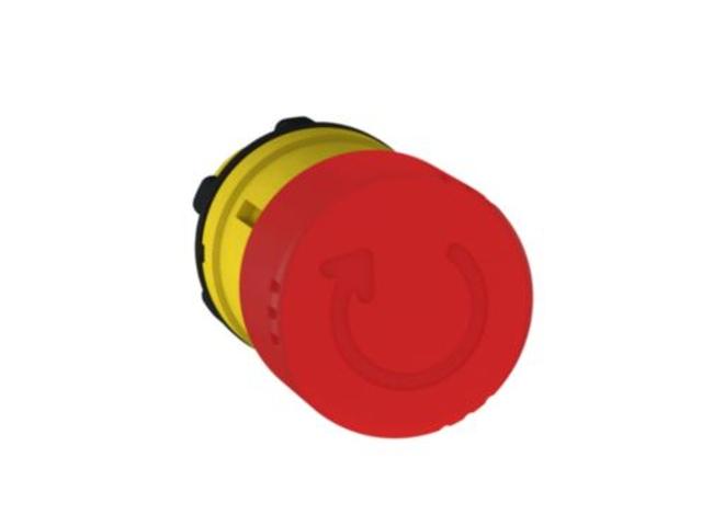 Główka przycisku grzybkowego z mechanizmem zatrzaskowym fi30 czerwona plastikowa ZB5AS834 SCHNEIDER ELECTRIC