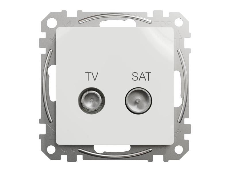 SEDNA DESIGN & ELEMENTS Gniazdo antenowe TV/SAT końcowe (4dB) białe SDD111471S SCHNEIDER ELECTRIC