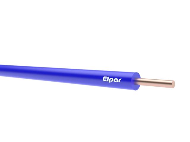 Przewód DY 1,5 mm2 niebieski (450/750V) jednożyłowy drut (krążki 100m) 5901854406756 ELPAR
