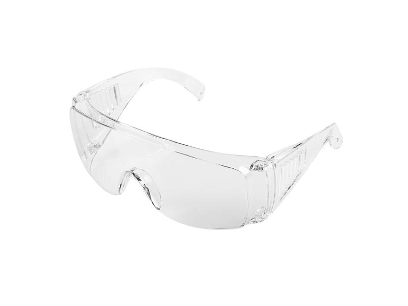 Okulary ochronne białe soczewki klasa odpornosci F 97-508 TOPEX-0