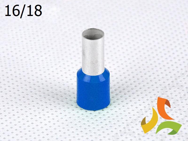 Końcówka kablowa 16/18 mm2 tulejka izolowana miedziana niebieska 100szt. DI 16-18 N GPH-0
