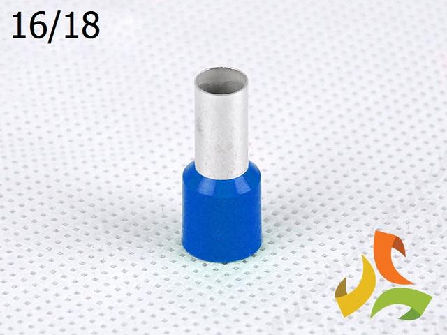 Końcówka kablowa 16/18 mm2 tulejka izolowana miedziana niebieska 100szt. DI 16-18 N GPH