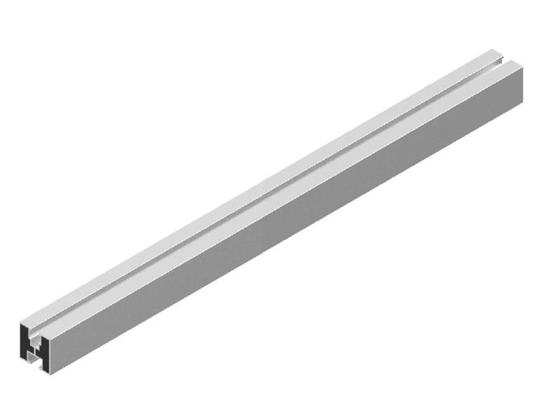 KHE Profil aluminiowy 40x40 6,6m wys. 40mm gr.blachy 1,5mm 1306767