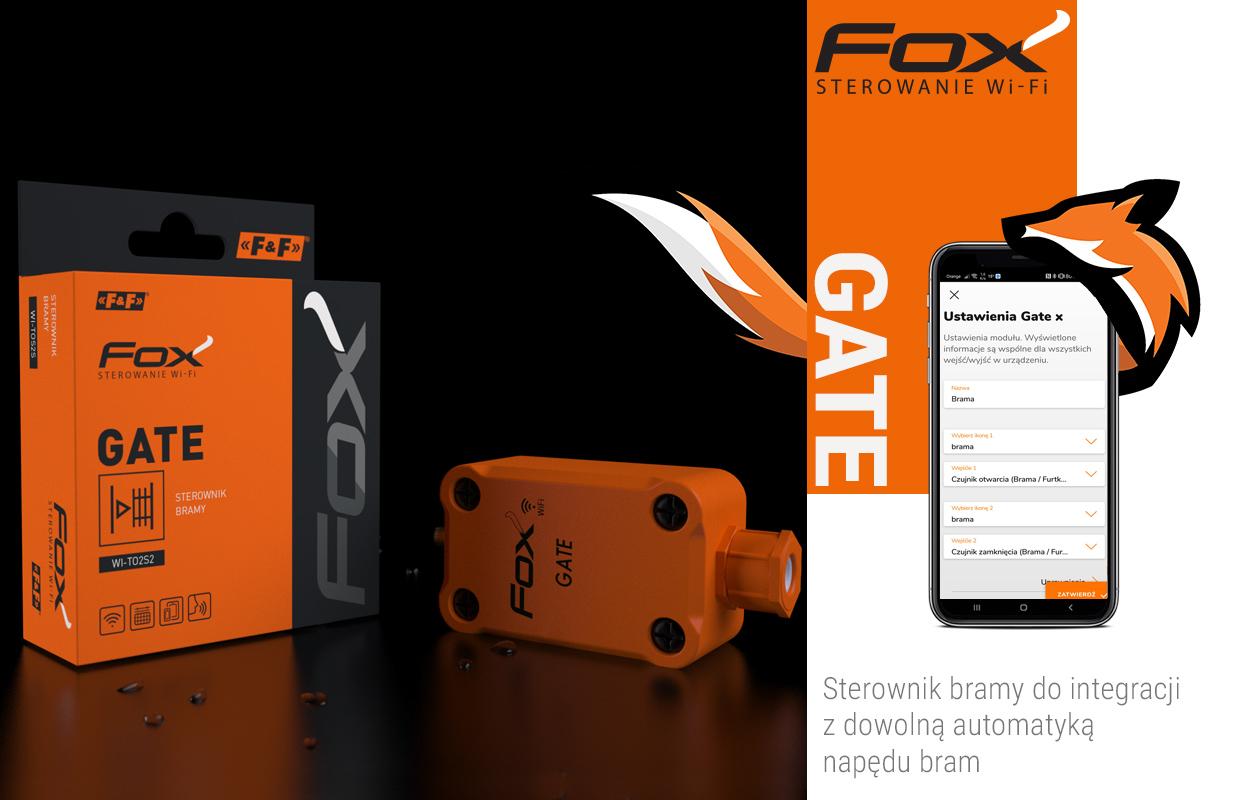 FOX Sterownik Wi-Fi do bram i furtek GATE szary 2-kanałowy WI-TO2S2-G F&F FILIPOWSKI-4