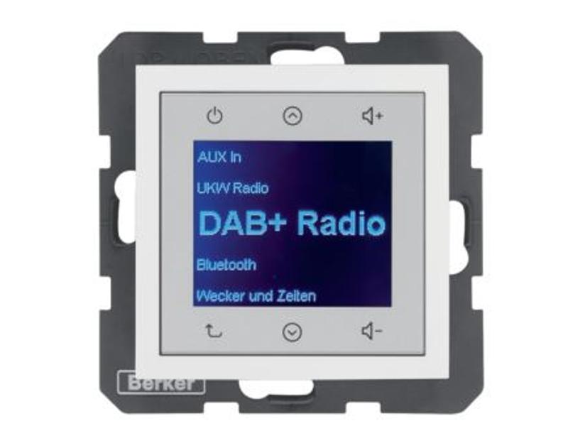 B.x Radio Touch DAB+ biały połysk 29848989 HAGER
