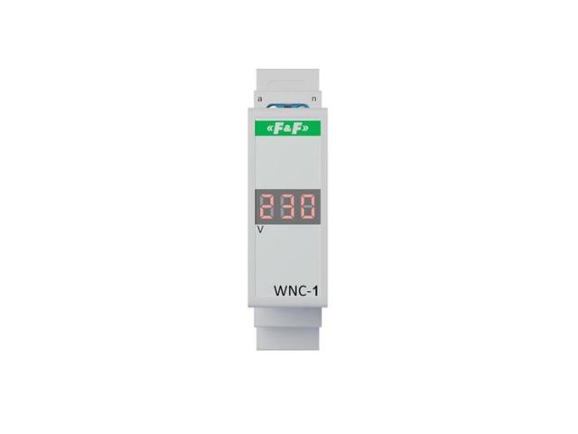 Wskaźnik napięcia cyfrowy 1-fazowy 80-500V AC WNC-1 F&F FILIPOWSKI