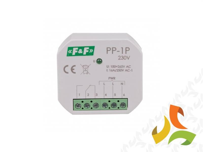 Przekaźnik elektromagnetyczny 1xNO/NC 16A 100-265 V AC PP-1P 230 V F&F FILIPOWSKI
