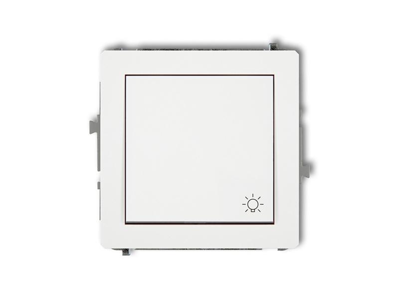 DECO Wyłącznik zwierny przycisk "światło" biały DWP-5 KARLIK-0