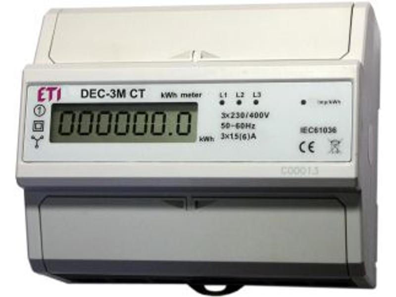Licznik energii elektrycznej 3-fazowy 5A z modbus DEC-3MOD CT 004804055 ETI