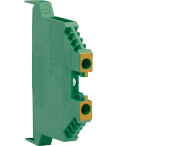 Zacisk szeregowy PE 0,5-4 mm2 zielony KXA02E HAGER