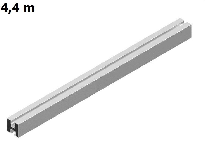 KHE Profil aluminiowy 40x40 4,4m wys. 40mm gr. blachy 1,5mm 1037600-0