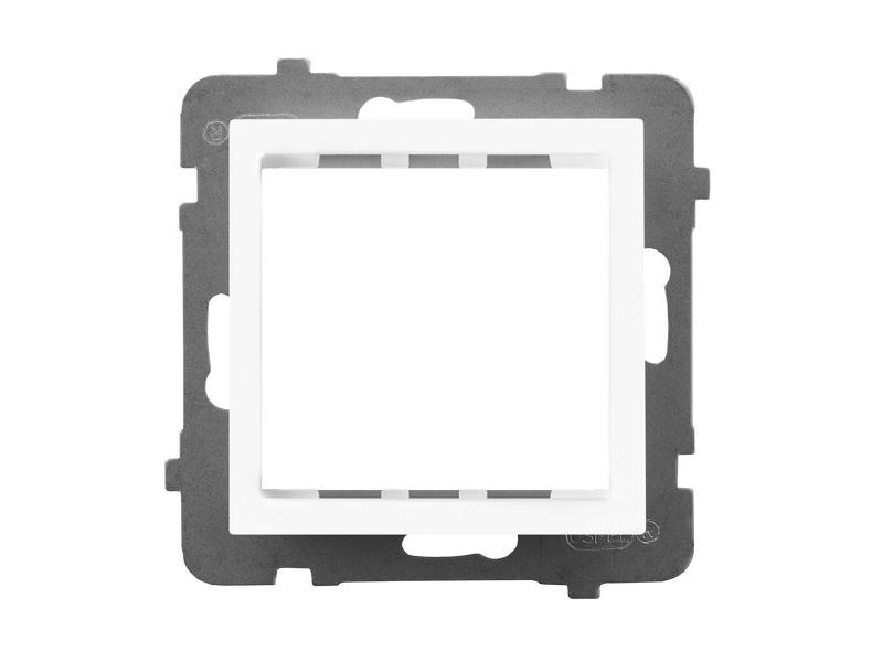AS ANTYBAKTERYJNY Adapter podtynkowy systemu OSPEL 45 do serii As produkt zawiera szkło fosforanowo-srebrowe AP45-1GA/m/00 OSPEL