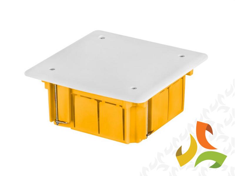 Puszka podtynkowa Install-Box 89x89x50 do regipsu niepalna żółta 0260-0N ELEKTRO-PLAST NASIELSK-0