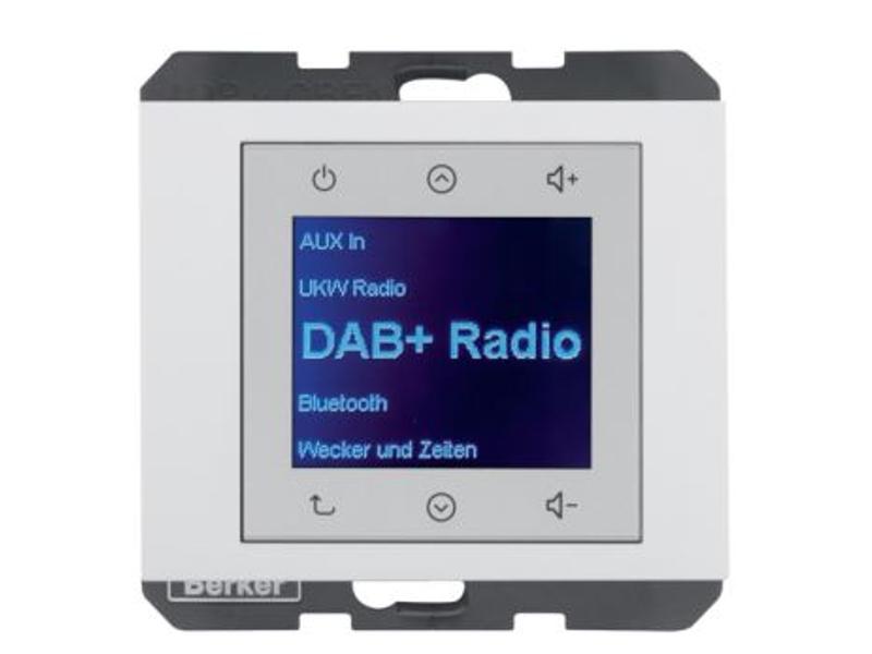 K.1 Radio Touch DAB+ Bluetooth biały połysk 30847009 HAGER-0