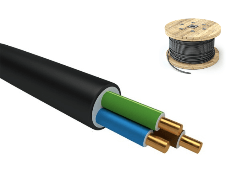 Kabel YKYżo 3x10 mm2 RE HD (0,6/1kV) ziemny miedziany (bębnowy) G-107541 TELEFONIKA
