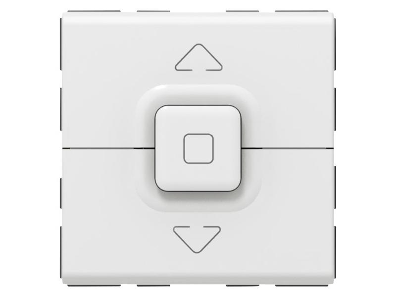 MOSAIC Wyłącznik roletowy zwierny przycisk biały 077028 LEGRAND-0