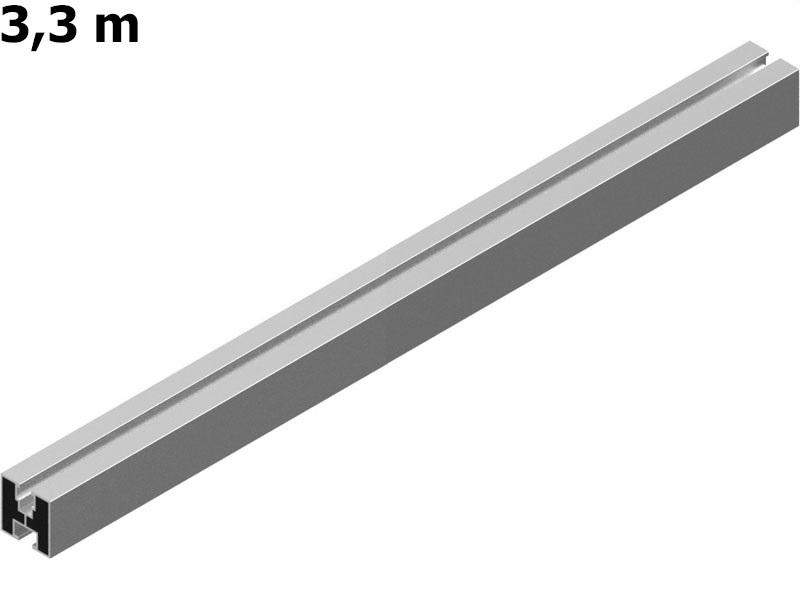 Profil aluminiowy 3,3m wys. 40mm PAL40H40/3,3 3300mm gr. blachy 1,5mm 894633 BAKS-0