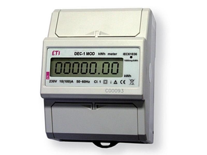 Licznik energii elektrycznej 1-fazowy 5A z modbus DEC-1MOD 004804053 ETI