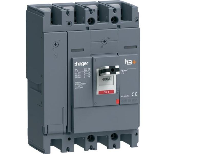 Rozłącznik mocy 4P 4x400A h3+ P630 HCW401AR HAGER