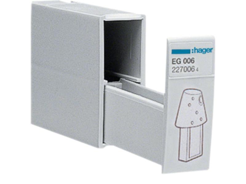 Pudełko do przechowywania kluczy programujących i blokujących, szerokość 1M EG006 HAGER