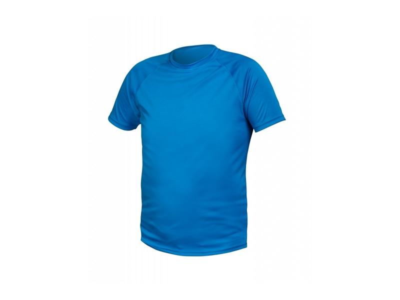 T-shirt poliestrowy niebieski rozmiar L HT5K400-L HOEGERT