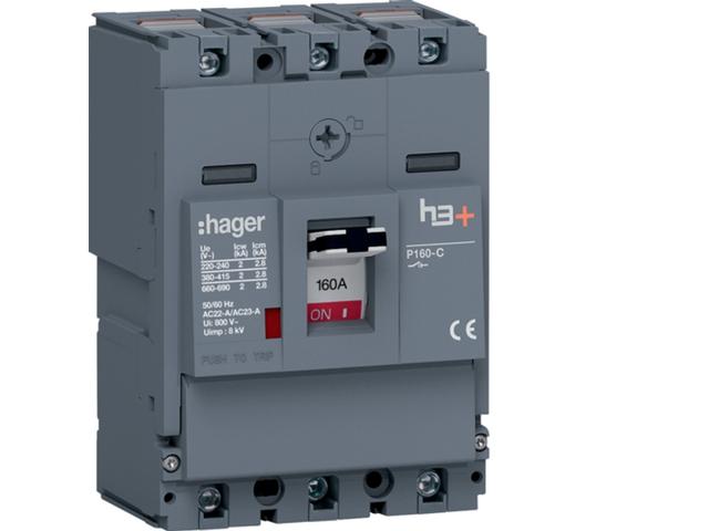 Rozłącznik mocy 3P 160A h3+ P160 HCS160AC HAGER