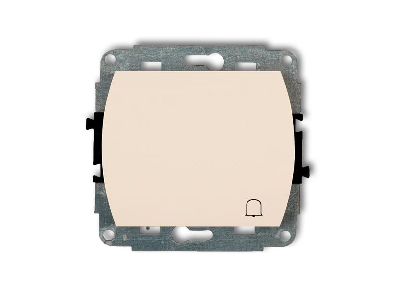 TREND Wyłącznik zwierny przycisk beżowy 1WP-4 KARLIK-0