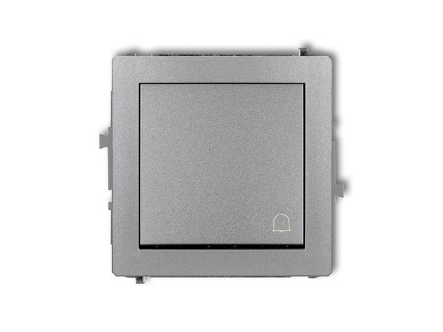 DECO Wyłącznik zwierny przycisk srebrny metalik 7DWP-4 KARLIK