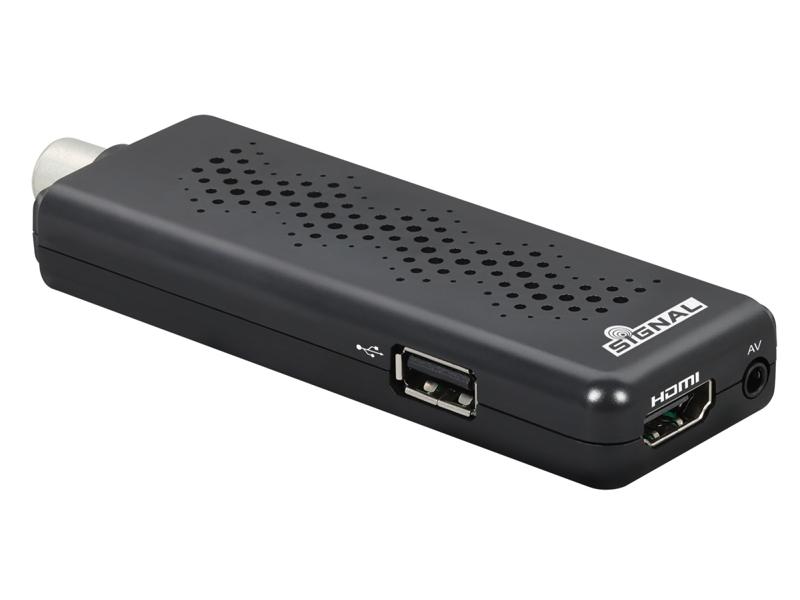 MINI Tuner naziemnej telewizji cyfrowej SIGNAL T2-MINI DVB-T2 HEVC USB 5V A99313 DIPOL-0