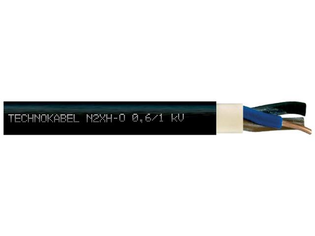 Kabel N2XH-J 4x1,5 mm2 RE (0,6/1kV) B2ca ognioodporny (bębnowy) 1897 028 05 TECHNOKABEL