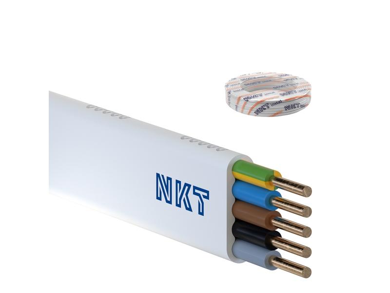 Przewód YDYpżo 5x6 mm2 (450/750V) instalacyjny płaski (krążki 100m) 172153023C0100 NKT-0
