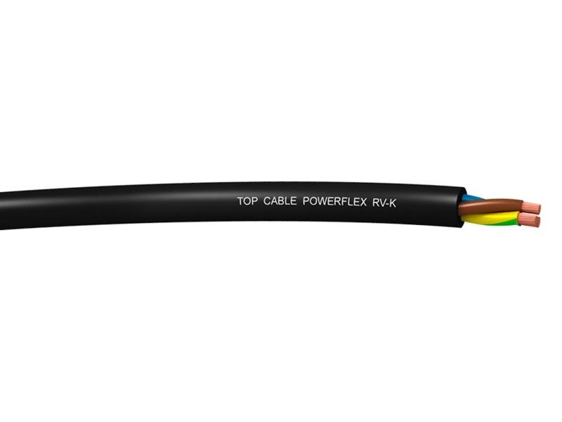 Kabel zasilający giętki 1x50 mm2 (0,6/1kV) POWERFLEX RV-K Eca 3301050 TOP CABLE-2
